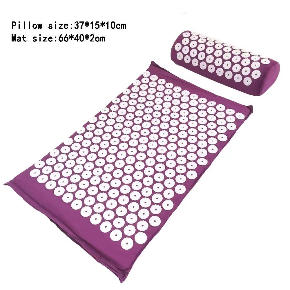 Tapis d'Acupression Premium - Soulagement Douleurs Dos & Stress (Set Complet avec Sac)