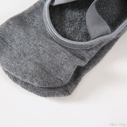 Chaussettes de Yoga Antidérapantes avec Grips en Silicone