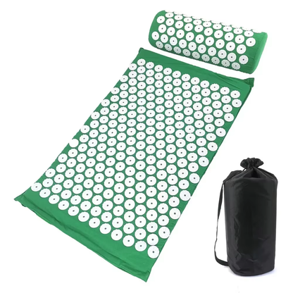 Tapis d'Acupression Premium - Soulagement Douleurs Dos & Stress (Set Complet avec Sac)