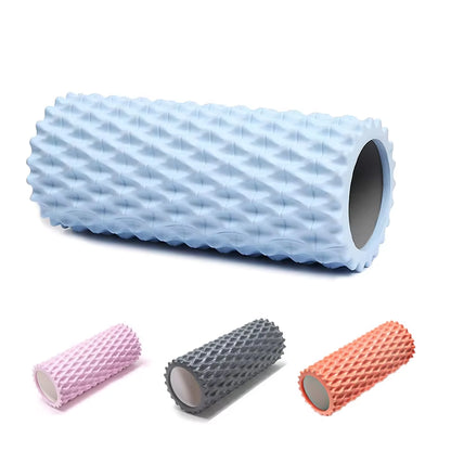 EVA Fitness Yoga Column Gym Foam Therapy Roller Exercise Massage Roller for Physical Therapy and Muscle Medium Density