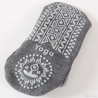Chaussettes de Yoga Antidérapantes avec Grips en Silicone