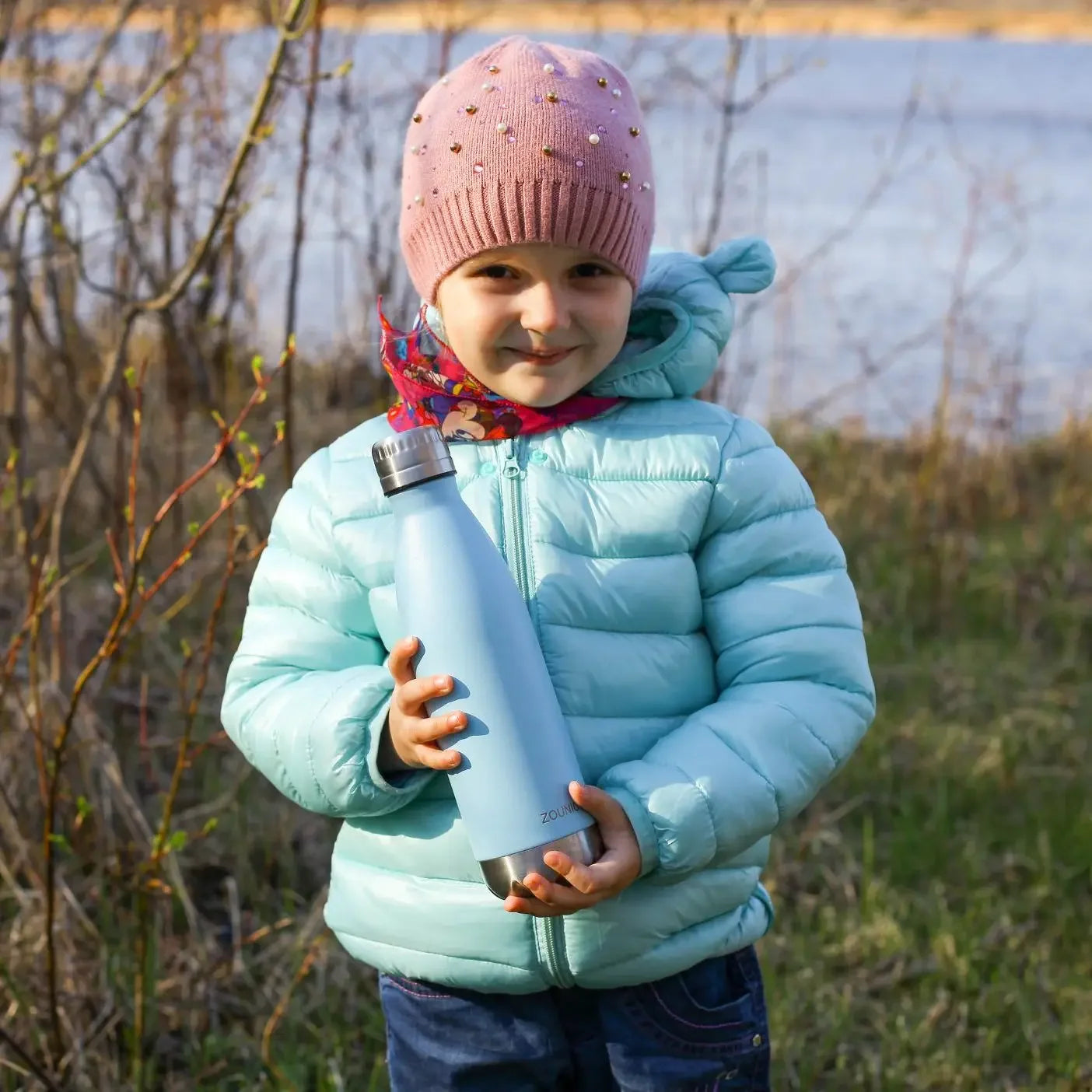 500Ml Double-Wall Insulated Vacuum Flask Stainless Steel Water Bottle for Sport Water Bottles Portable Thermos Bottle