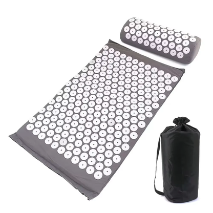 Tapis d'Acupression Premium - Soulagement Douleurs Dos & Stress (Set Complet avec Sac)